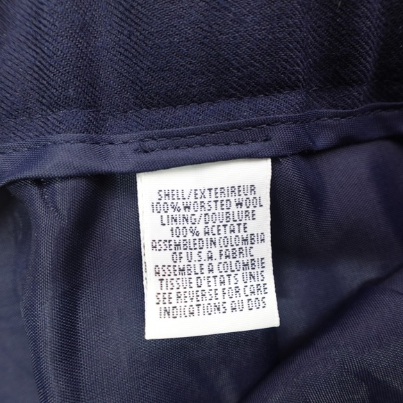 Talbots Pants Womens 10 Petite Wool Pull On Elastic Waist Classic Office Workwea - Picture 10 of 12